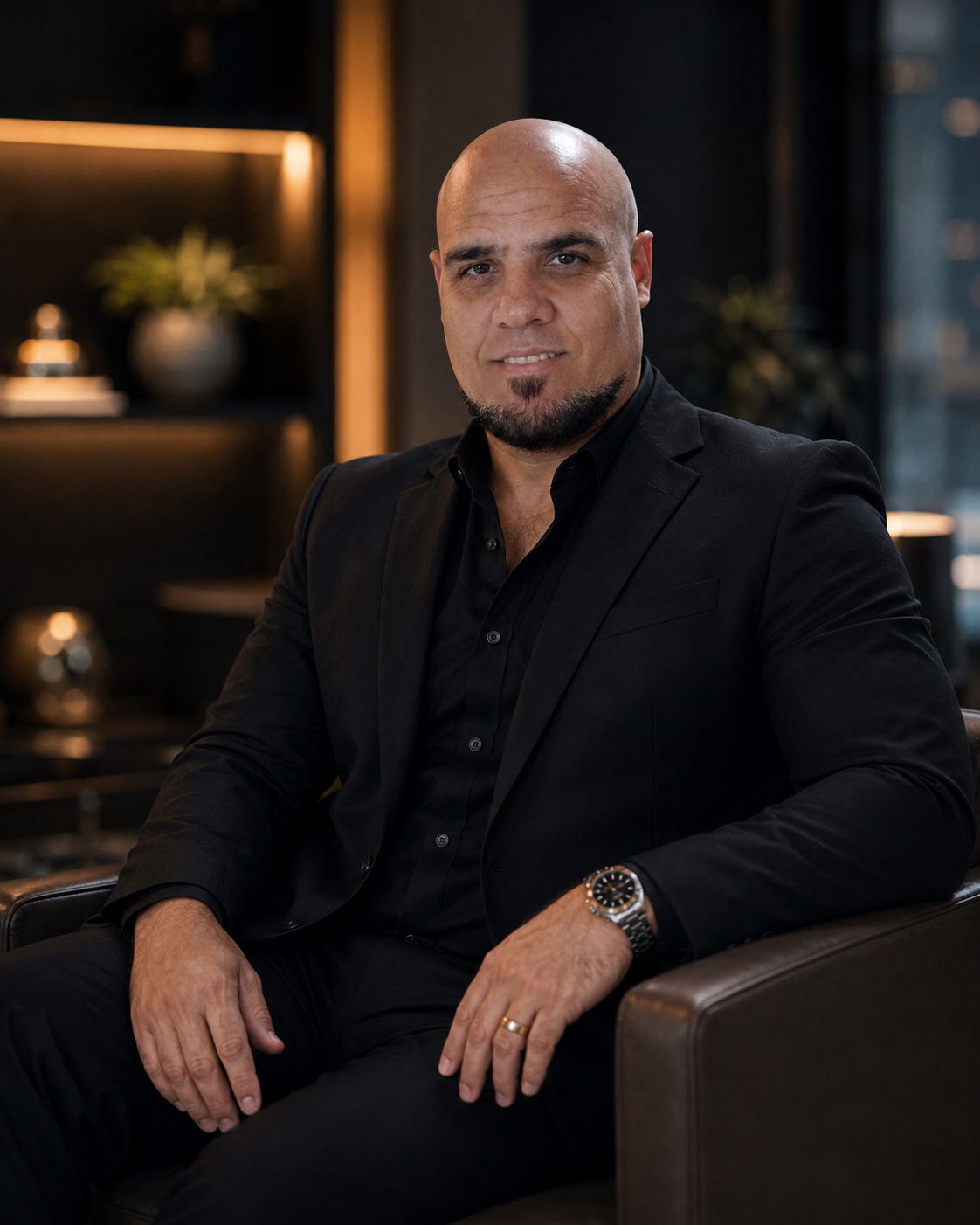 Alexandre Navarro em ambiente executivo